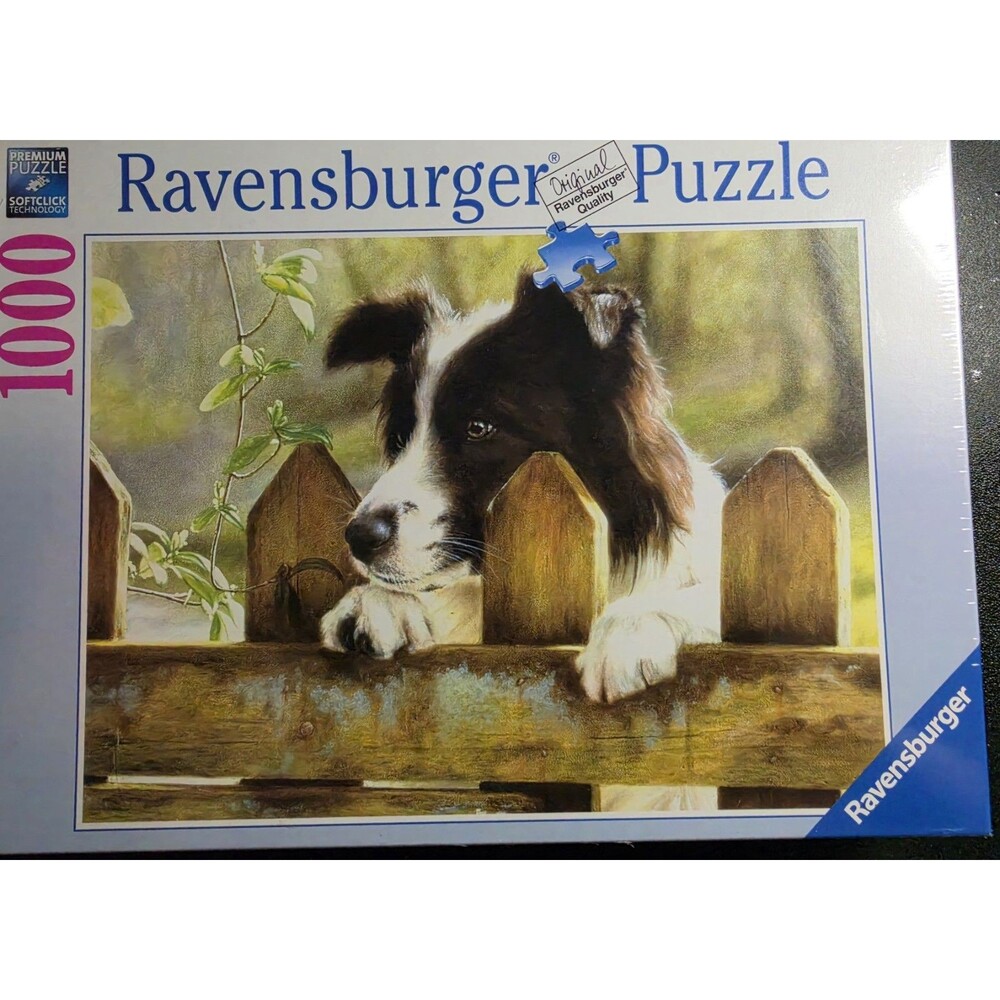 Ravensburger Border Collie Dog 1000 Piece Jigsaw Puzzle NEW SEALED